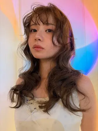 カラー ness 一花のヘアスタイル