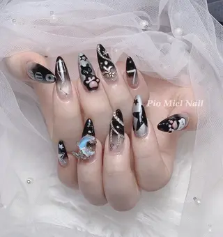 ネイル HANA 長さだしのネイルデザイン