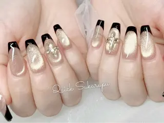 ロング Quick Sukarupuのネイルデザイン