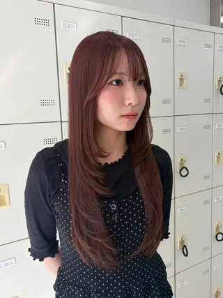ロング カラー mary💋寒色 カラー/layerのヘアスタイル