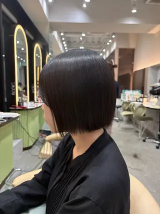 ミディアム 🩵韓国レイヤー│ ハッシュ│愛華🪽のヘアスタイル
