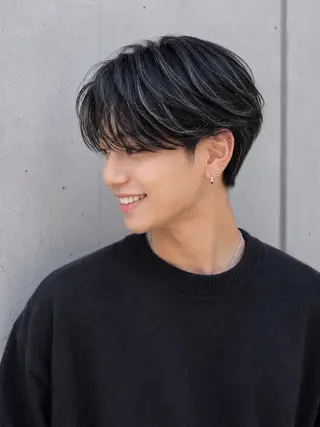 カラー メンズ 宇梶 千愛のヘアスタイル