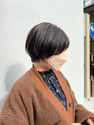 ショート カラー 「sumi」 AMIのヘアスタイル