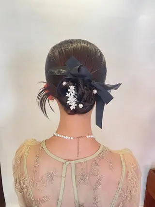 ミディアム ヘアアレンジ Hair &Make ナナセのヘアスタイル