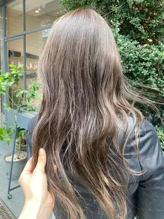 ロング カラー ヘアアレンジ 韓国好き🇰🇷 美容師MIKUのヘアスタイル