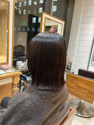 Miwa🦋渋谷/ 透明感カラー/セットのヘアスタイル