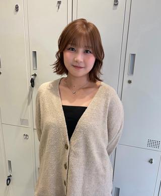 ミディアム カラー aoi🎀暖色 /透明感カラー♡のヘアスタイル