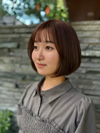 ショート ⟡.·mamiya 縮毛矯正/ヘアセットのヘアスタイル