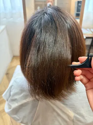 秋月友那　TR＆スパ モデル募集中のヘアスタイル