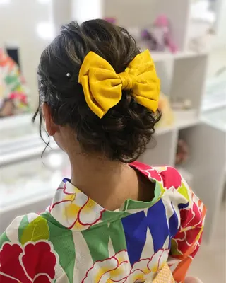 ヘアアレンジ 麻優 ヘアセットのヘアスタイル