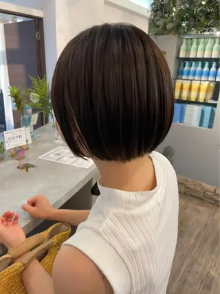 ショート パーマ sato ayaka |透明感カラー🫧のヘアスタイル