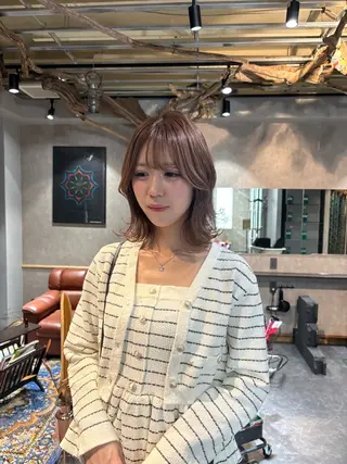 ミディアム カラー ravens代表 ヒロムのヘアスタイル