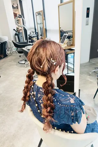 ロング ヘアセット/縮毛矯正 daiのヘアスタイル