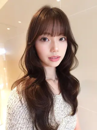 ロング 🎀レイヤ ーカット🩰rioのヘアスタイル
