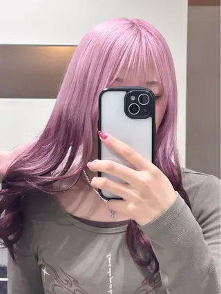 ロング カラー 【ハイトーン特化】 🦋森山陽向/大宮のヘアスタイル