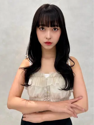 ロング 【韓国ヘア】公式 🇰🇷Ash中野のヘアスタイル