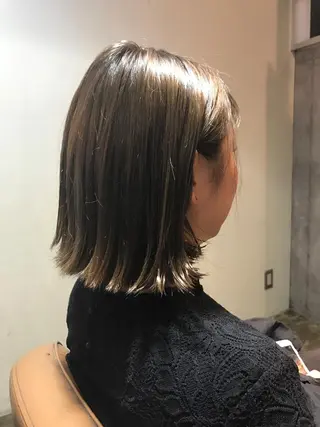 ショート カラー パーマ ヘアアレンジ メンズ サロンドミルク 原宿のヘアスタイル