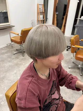カラー 楢本 莉子のヘアスタイル