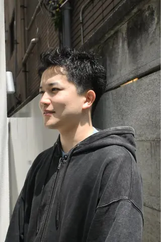 キッズ カズキ🌼曲がる 縮毛矯正のヘアスタイル