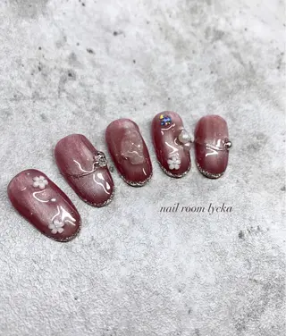 ネイル ネイルルームリッカ 𝐦𝐚𝐲𝐮のネイルデザイン