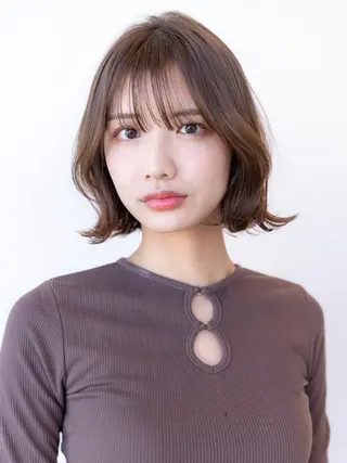 ショート カラー パーマ 田中航平/渋谷ボブ/ レイヤーボブのヘアスタイル