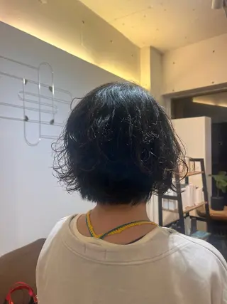ショート パーマ 臺 佳連のヘアスタイル