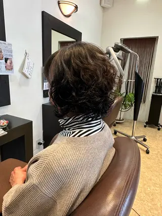 パーマ 保井 実奈美のヘアスタイル