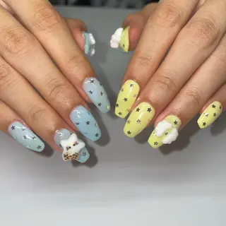 ネイル うの 韓国ﾈｲﾙ໒꒱⋆⭒˚のネイルデザイン