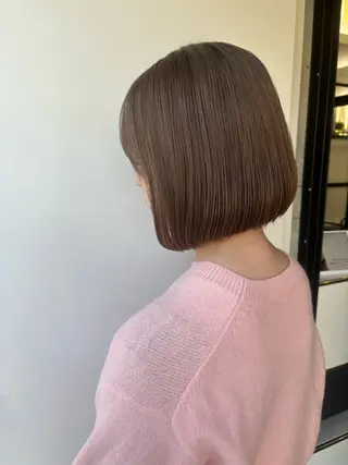 ショート カラー 店長/YUTO ベージュの透明感得意のヘアスタイル