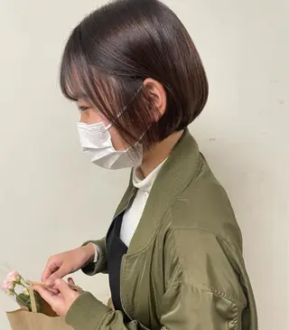 ショート カラー ヘアアレンジ テラ mimi.のマツエク・マツパデザイン