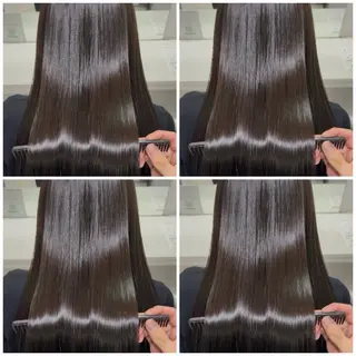 ロング カラー 髪質改善 艶髪矯正 エクステ かいり✂️のヘアスタイル