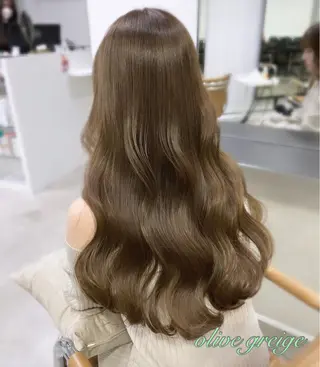 ロング City/louwe 韓国レイヤーカットのヘアスタイル