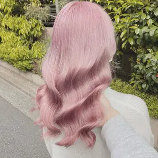 ミディアム カラー ヘアアレンジ メンズ キッズ マツエク・マツパ ブリーチの髪様 MASATOのヘアスタイル