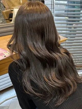 セミロング カラー 和田 直也のヘアスタイル