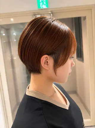ショート ボブ特化・縮毛矯正/ 上原麗咲希のヘアスタイル
