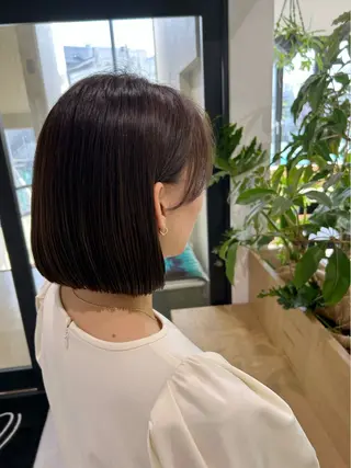 ショート カラー トップスタイリスト 💙藤原 純のヘアスタイル