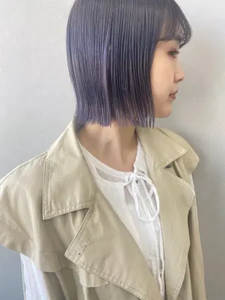 ショート カラー -福岡博多筑紫口- 大津成美のヘアスタイル