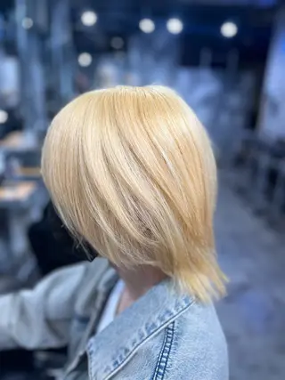 カラー メンズ ハイトーンカラー 🦄レイヤーカットのヘアスタイル