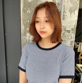 ショート カラー ヘアアレンジ 髙塚碧🇰🇷 韓国ヘア🎗️のヘアスタイル