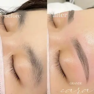アイブロウ GRANDEcara 栄　manamiのマツエク・マツパデザイン