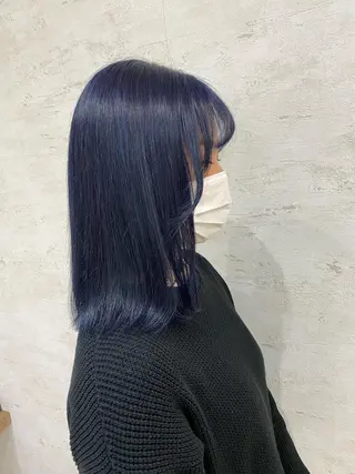 セミロング カラー 内海 凜香のヘアスタイル