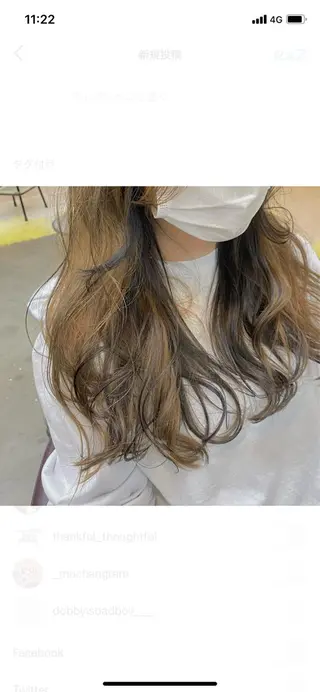 ロング Moca 〰️のヘアスタイル