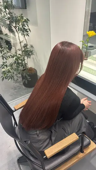 ロング カラー 松崎 真衣のヘアスタイル