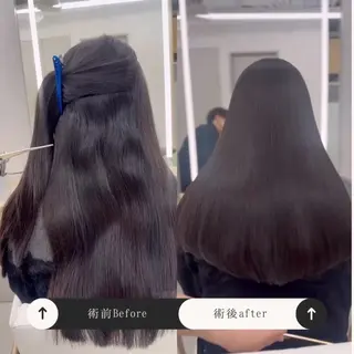 ロング パーマ ゆな/髪質改善 ・透明感カラー🎀のヘアスタイル