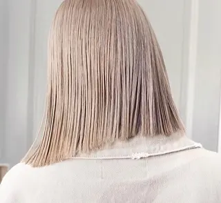 セミロング カラー ヘアアレンジ ヘアセット🎀パーマ Tsubasaのヘアスタイル