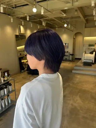 ショート カラー 篠原 若奈のヘアスタイル