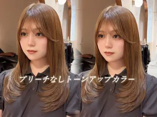 ロング 小久保美空/縮毛矯正 ミディアム/レイヤーのヘアスタイル