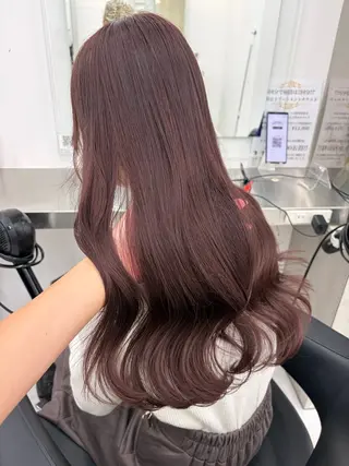 ロング 🍒韓国y2k暖色 NO.1🍒REAのヘアスタイル