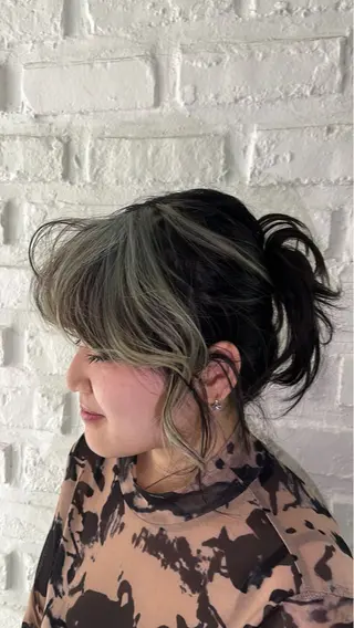 ロング カラー 【赤み消し透明感・ 育てる赤】リノ🪐のヘアスタイル