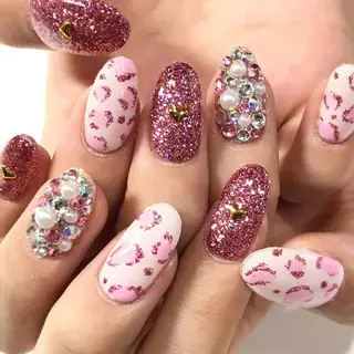 ネイル 渋谷／チップ長さ出し 👑アプレgel-xのネイルデザイン